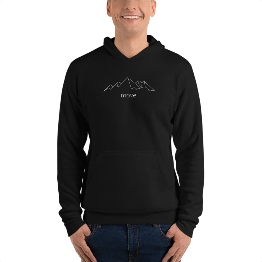 Move Mountains Hoodie - Black / S