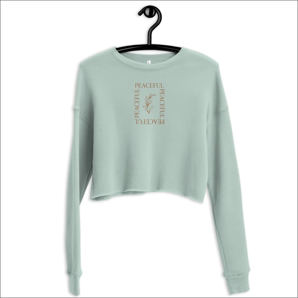 Peaceful Crop Sweatshirt