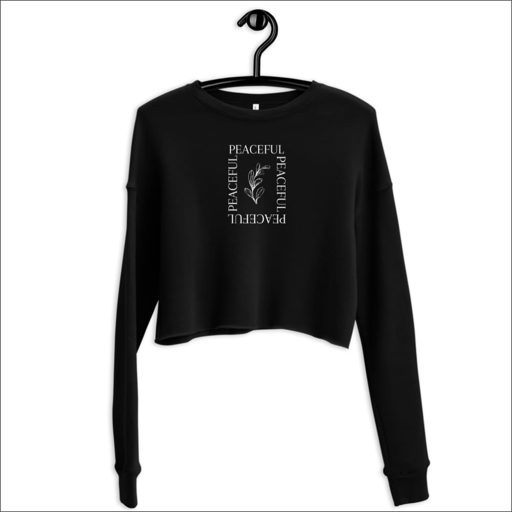 Peaceful Crop Sweatshirt