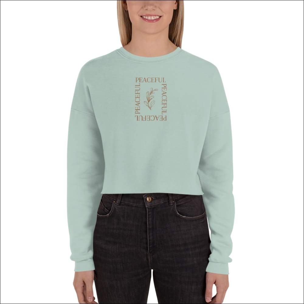 Peaceful Crop Sweatshirt