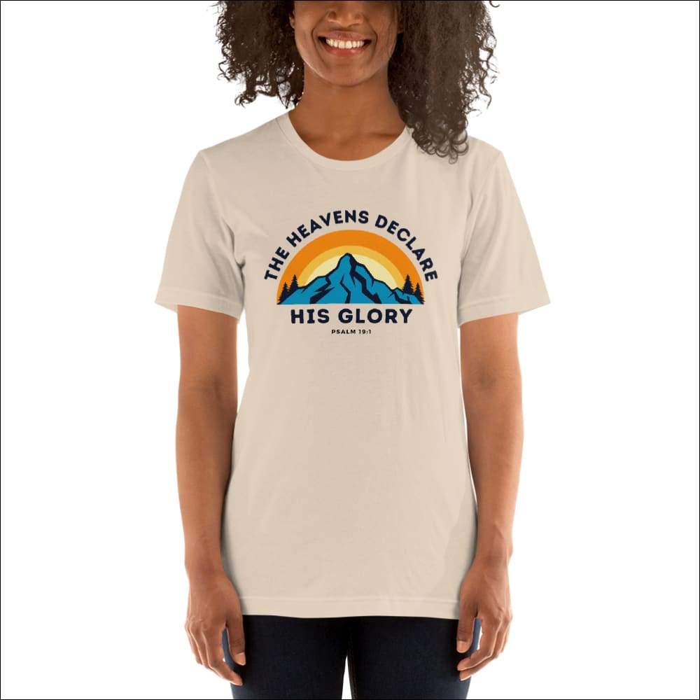 The Heavens Declare His Glory Short-Sleeve Tee - Delivered Valor Apparel Co.