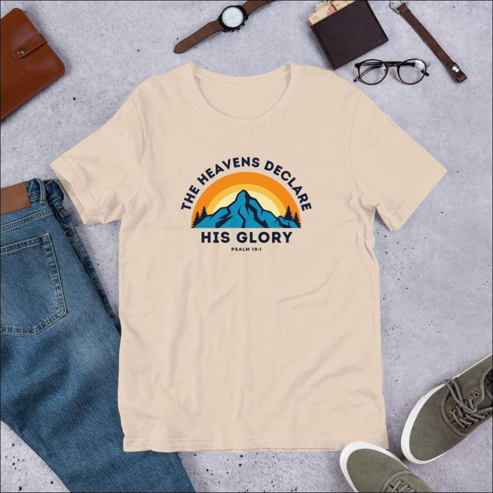 The Heavens Declare His Glory Short-Sleeve Tee - Delivered Valor Apparel Co.