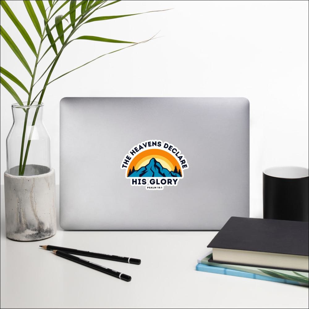 The Heavens Declare His Glory Sticker - 5.5″×5.5″